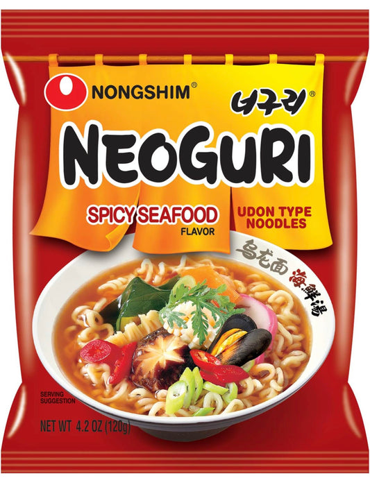 Nongshim Neoguri Spicy Seafood Ramen Noodle Soup