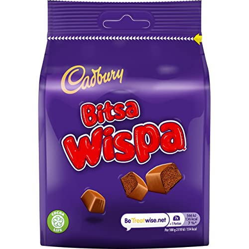 Cadbury Bitsa Wispa Chocolate Bag 95g - United Kingdom