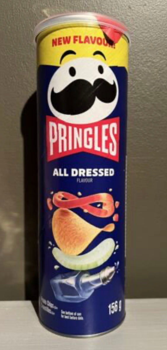 New Rare Limited Edition Canada Pringles All Dressed Flavor Potato Chip