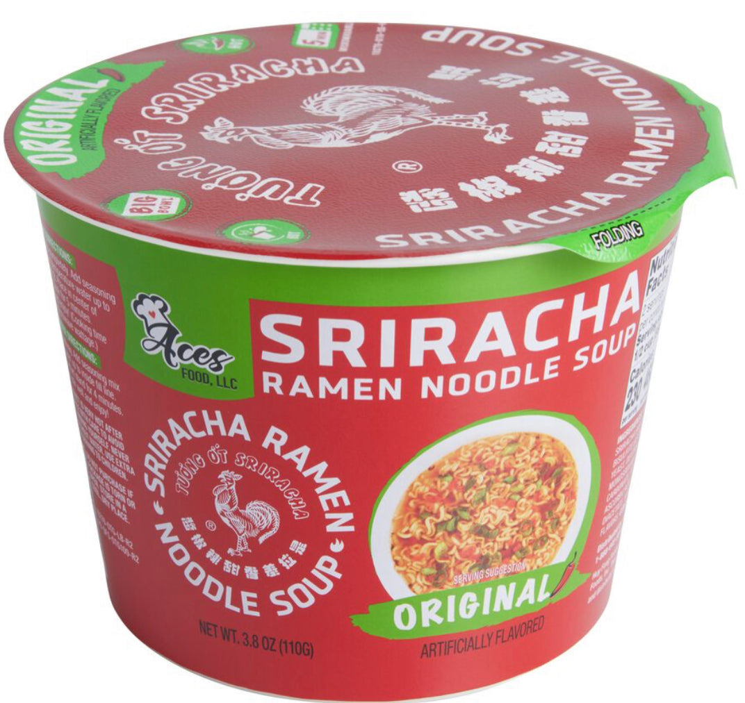 Sriracha Original Ramen Noodle Soup Bowl