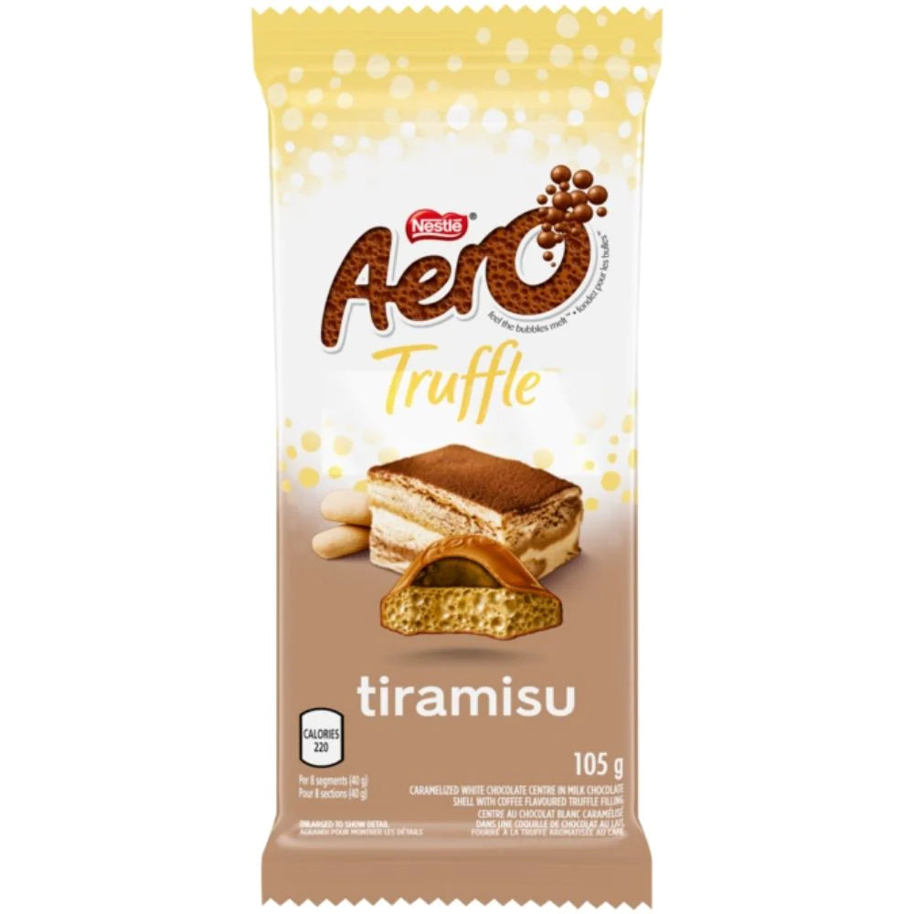 Aero Truffle Tiramisu Milk Chocolate Bar 105 g - Canada