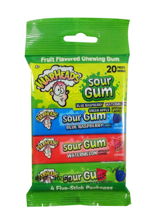 WarHeads Sour Gum 4PK