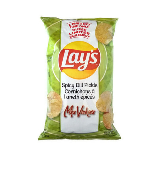 Lay's Potato Chips - Miss Vickie's Spicy Dill Pickle Flavor - Canada