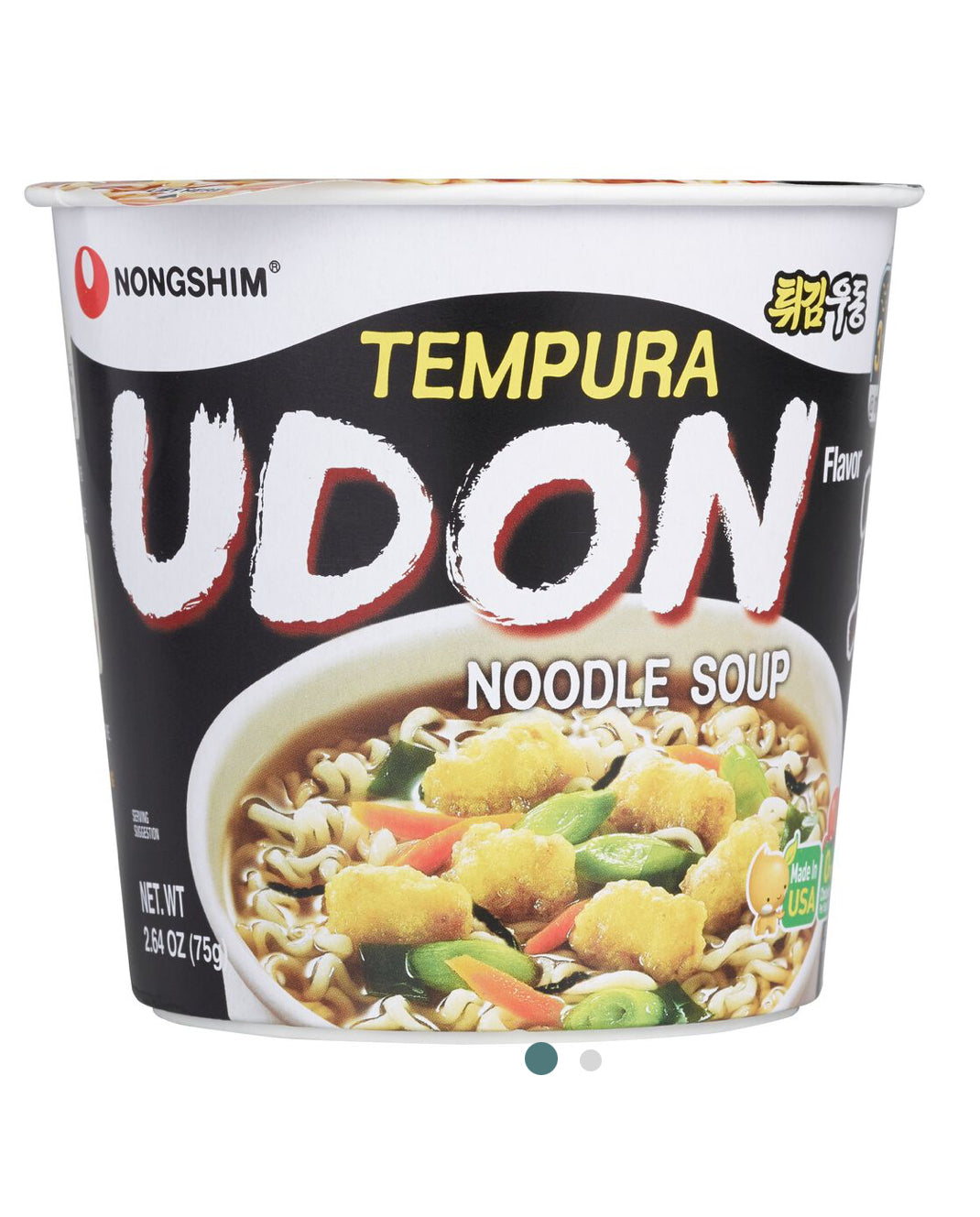 Nongshim Tempura Udon Noodle Cup Soup 2.64 oz  - Korean