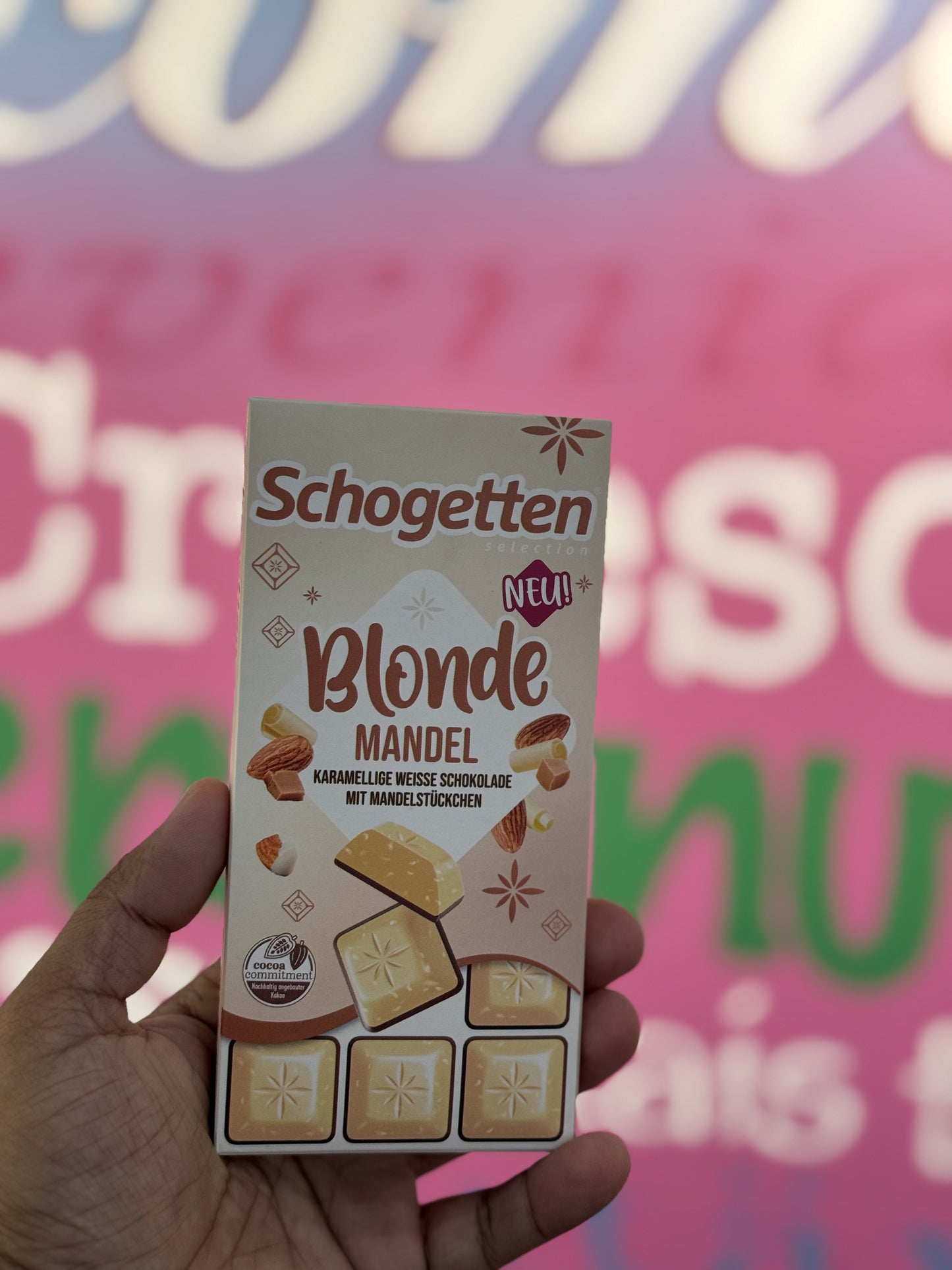 Schogetten Blonde Mandel, Product of Germany, 100g