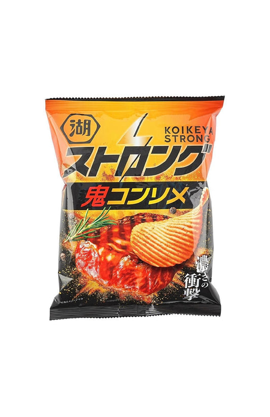 Potato Chips Strong Oni Consomme 1.87 oz (Japan)