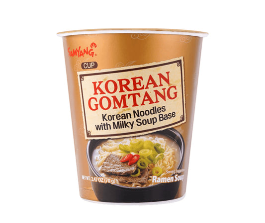 Korean Gomtang Ramen Beef Noodles with Milky Soup Base - Instant, 2.47 oz - Korea