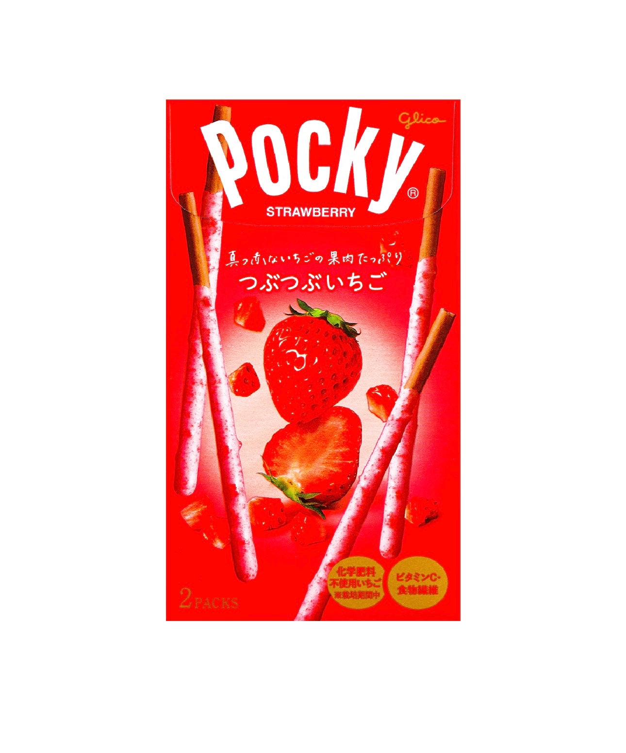 Japanese Crushed Strawberry Pocky Cookie
Sticks,