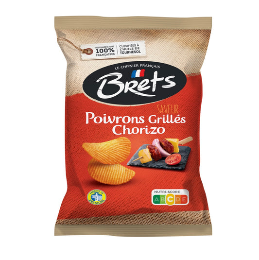 Brets Chips Roasted Peppers Chorizo - France