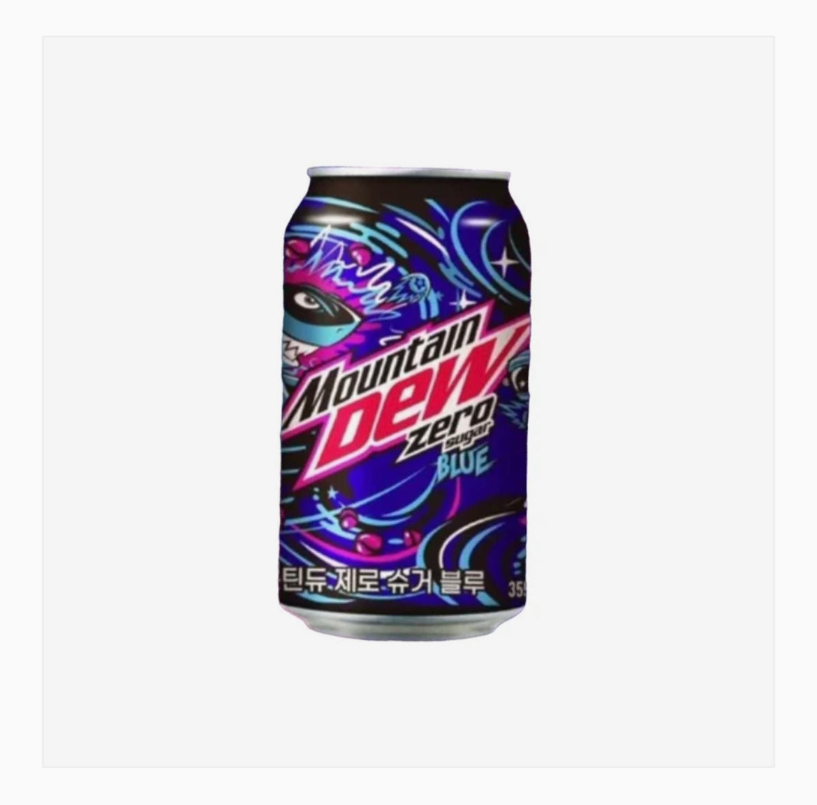 MOUNTAIN DEW BLUE ZERO SUGAR - LEMON AND BLACK RASPBERRY