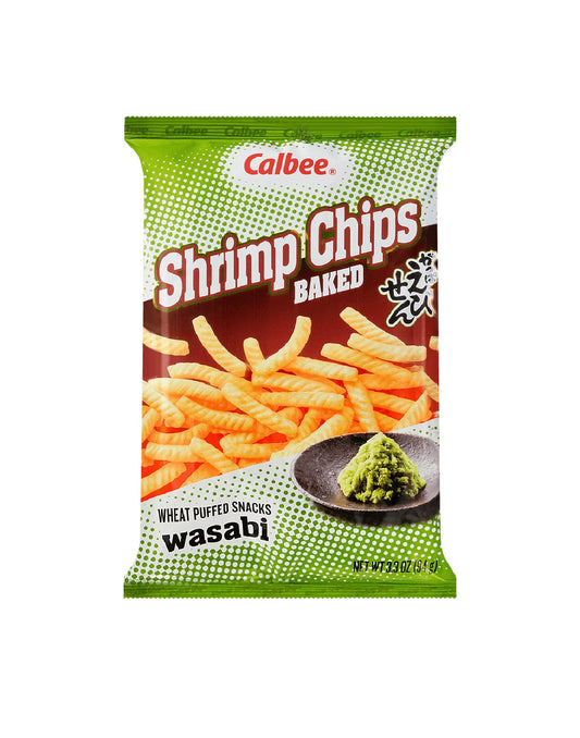 Crispy Shrimp Chips, Wasabi Flavor -Japan