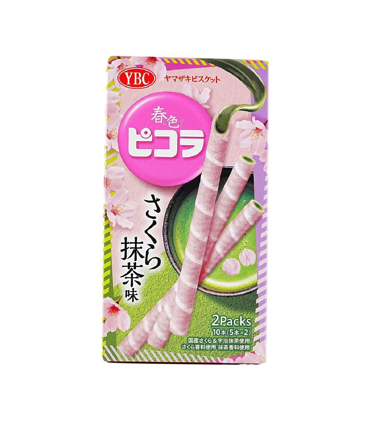 Sakura Matcha Cream Roll