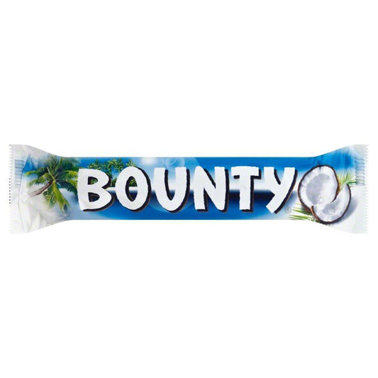 Bounty Milk Chocolate Candy Bars, 2 oz -United Kingdom