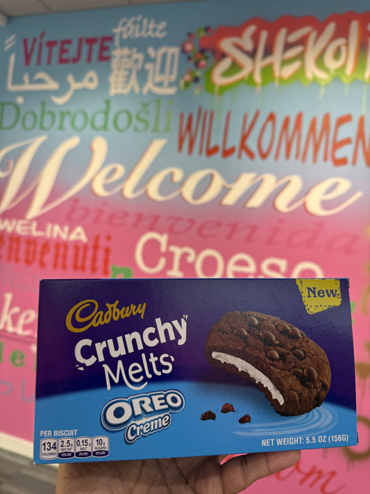 Cadbury Crunchy Melts Oreo Creme (UK) 5.5oz