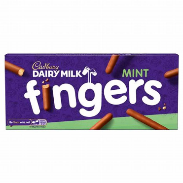 Cadbury Mint Chocolate Fingers (UK)