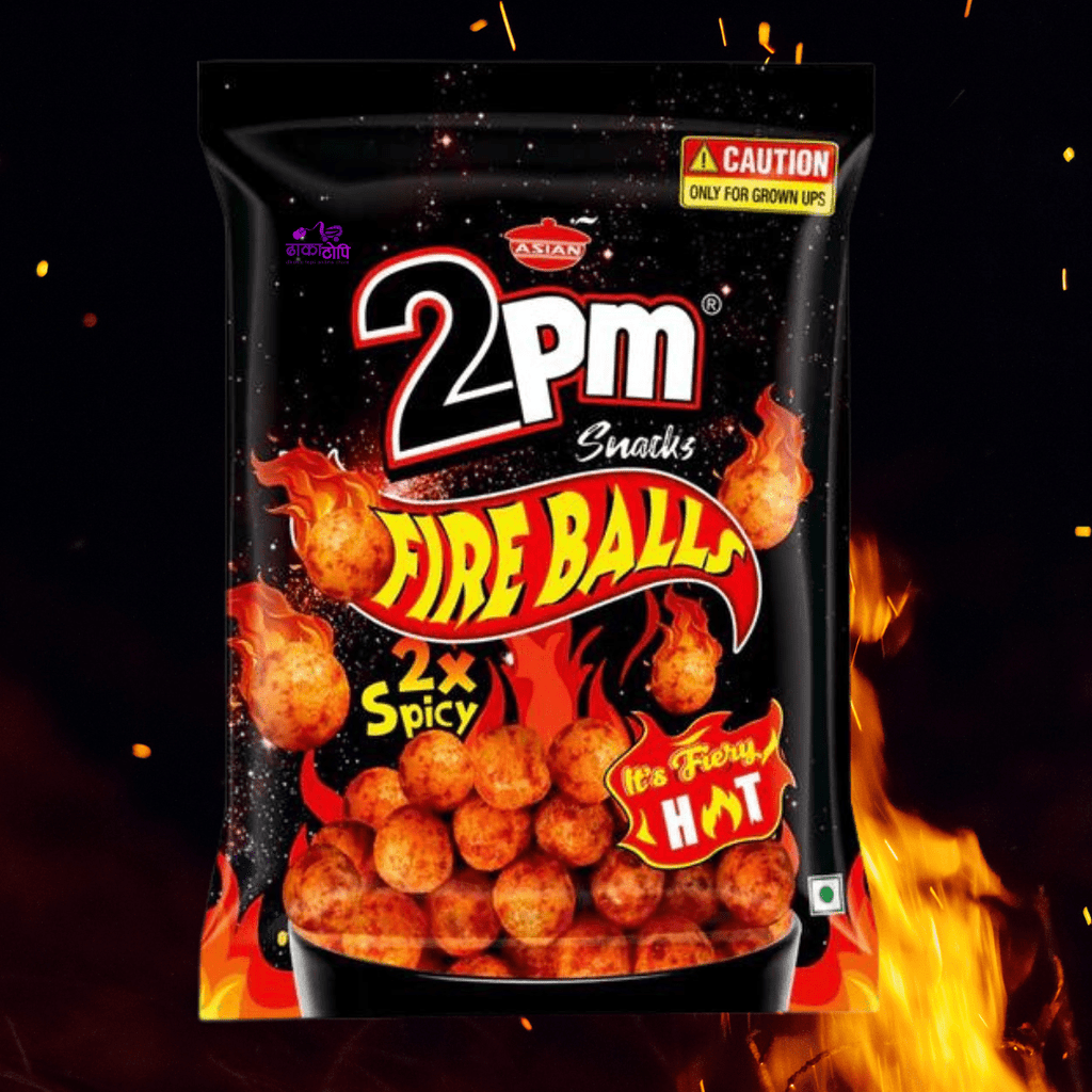 2pm Snacks Fire Balls 2x Spicy (Product of Nepal)