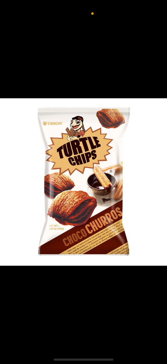 Orion Turtle Chips Choco Churros 80g (Korea)