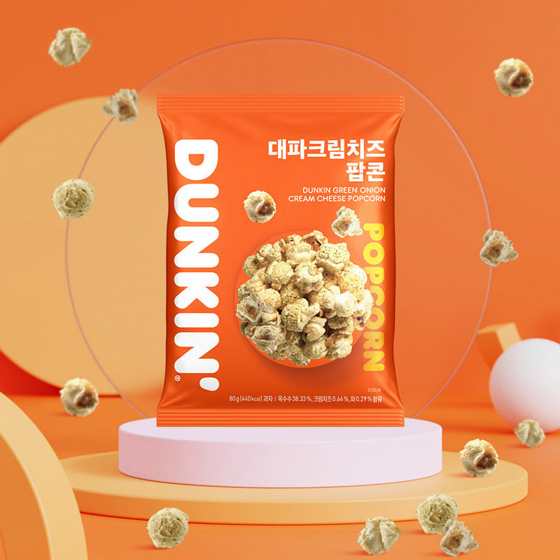 Dunkin Green Onion Cream Cheese Popcorn