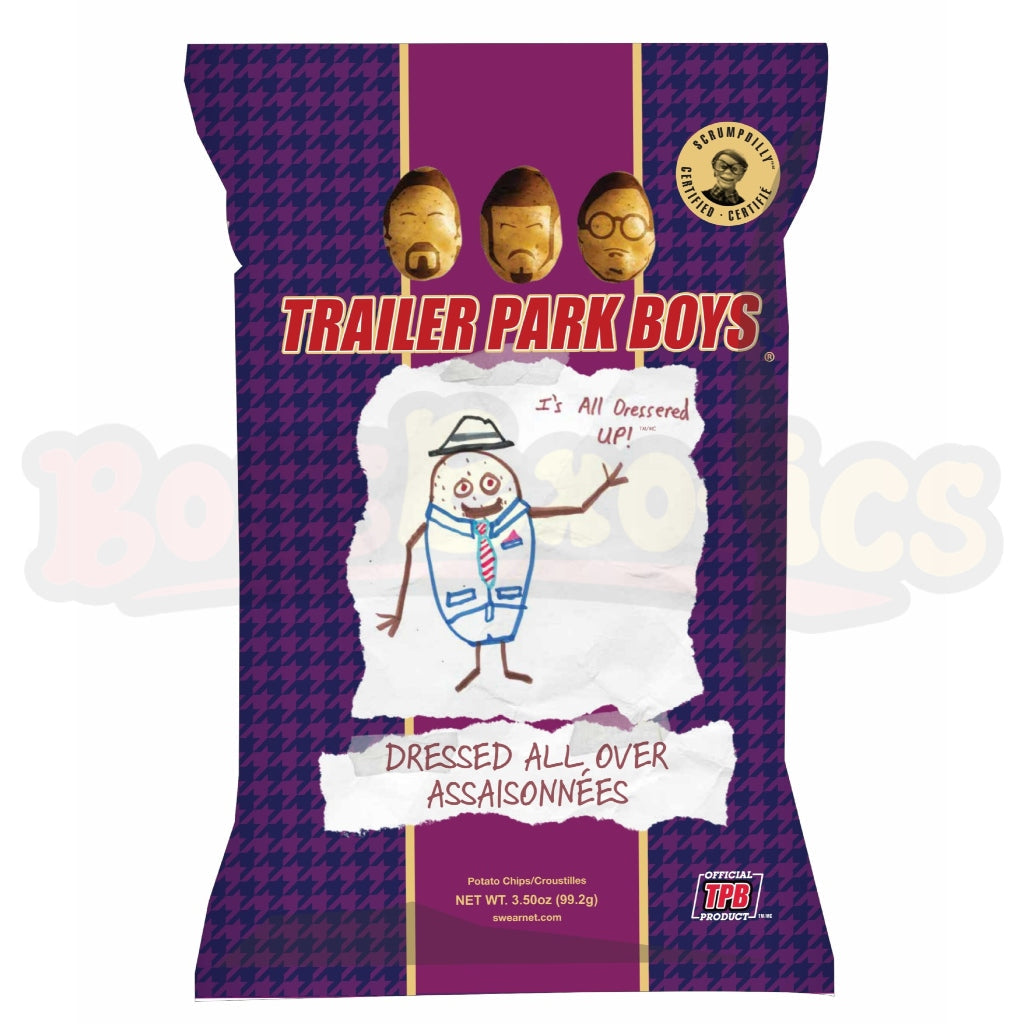 Celebrity Snacks Trailer Park Boys Chips Dressed All Over (85g): American