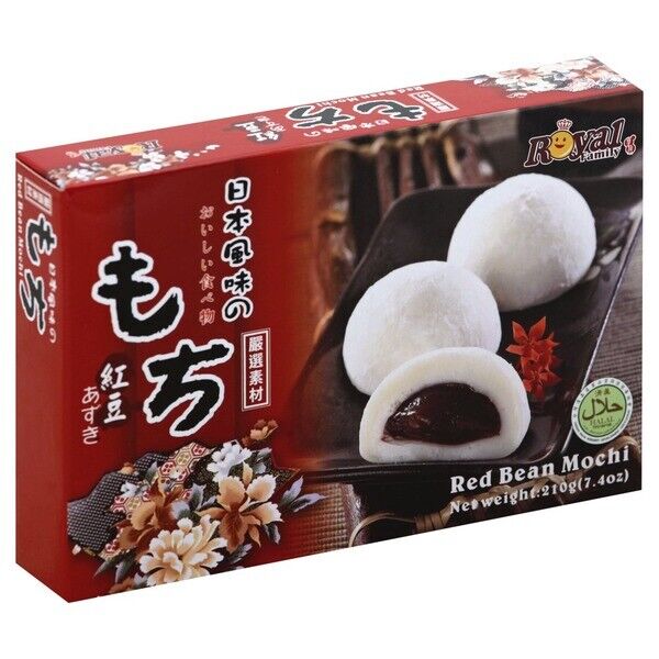 Red bean Royal Family Daifuk Mochi Japanese Rice Cake Dessert 210g