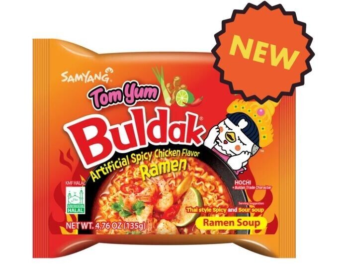 NEW Samyang TOM YUM Buldak Chicken Soup Ramen, Korean Ramen