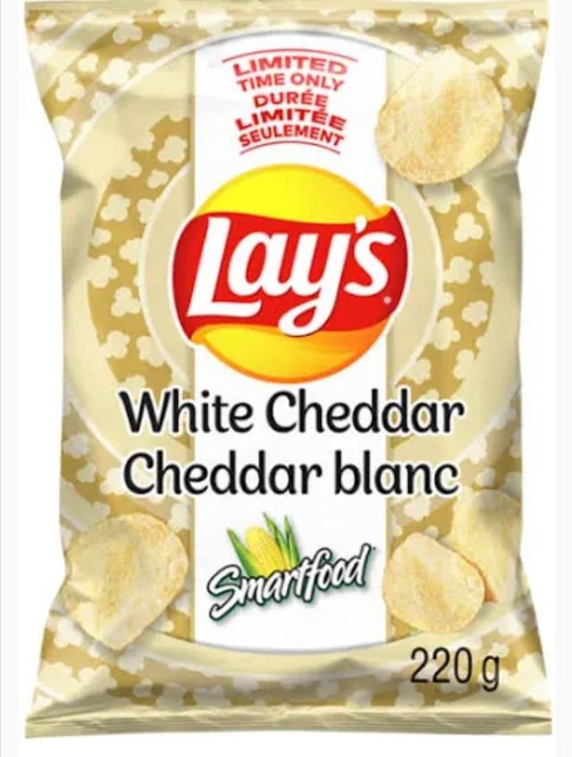 Lays White Cheddar Cheddar Blanc(Canada)