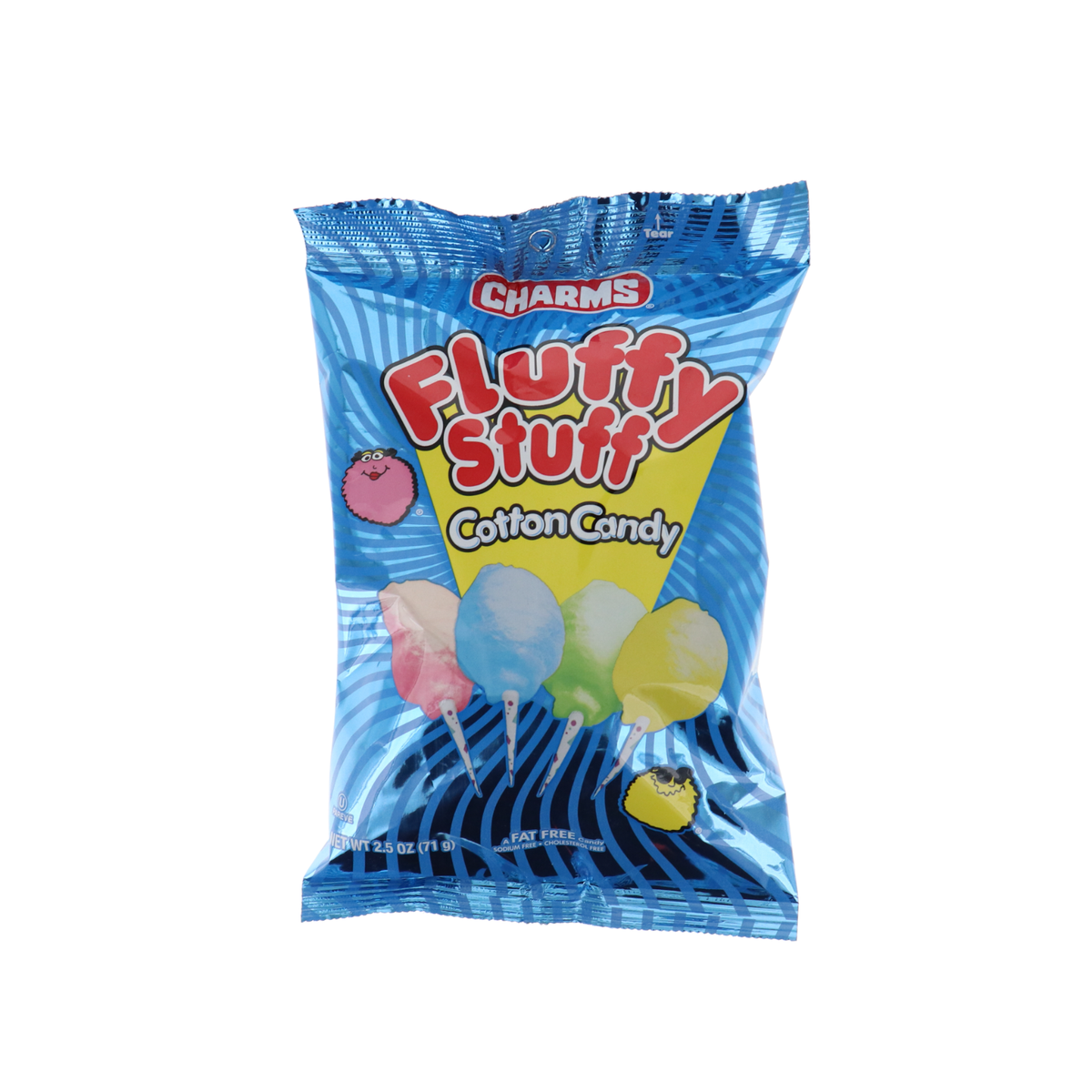 Charms Fluffy Stuff Cotton Candy - Bag 2.5 oz