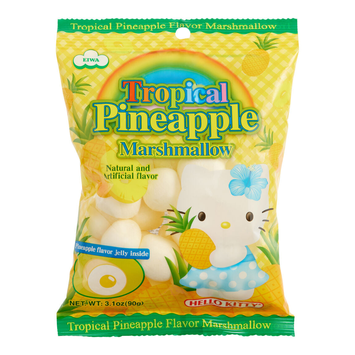 Hello Kitty Tropical Pineapple Marshmallows