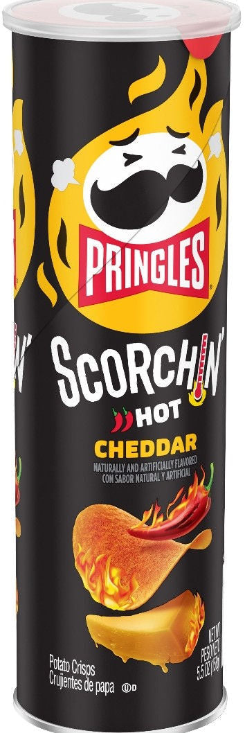 Pringles Scorchin' Hot cheddar