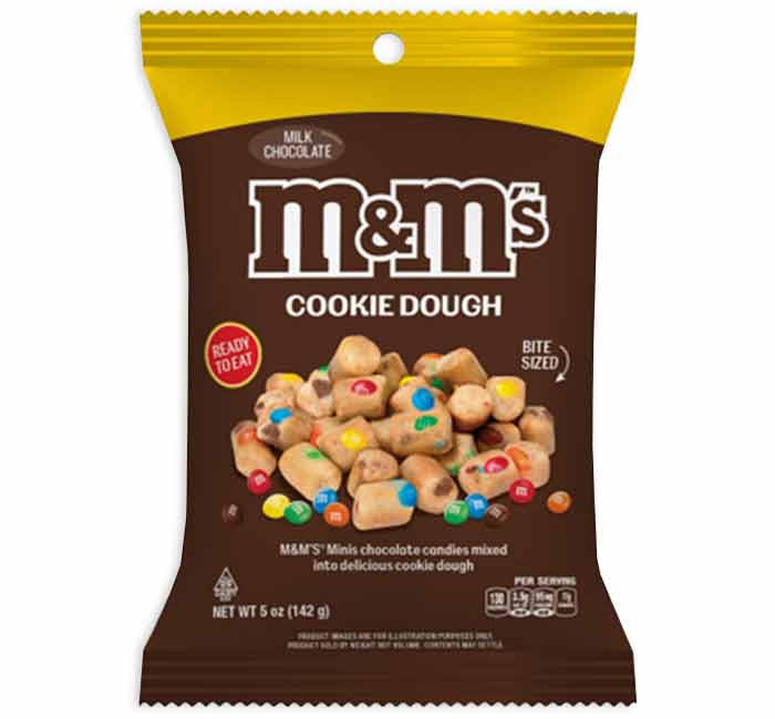 COOKIE DOUGH BITES - M&MS PEG BAG