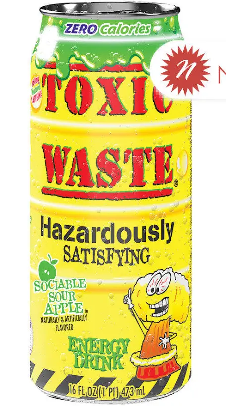 Toxic Waste Energy Drink - Sociable Sour Apple