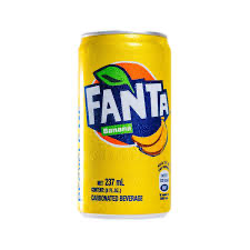 Fanta Banana Mini (237 mL) - Trinidad and Tobago (Carribean)