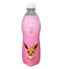 QDOL Peach Flavoured Soda Bottle Eevee Pokemon 490ml