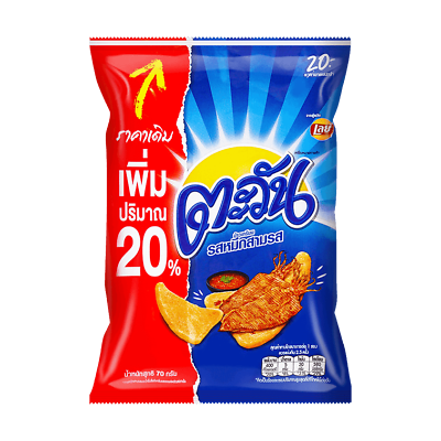 Lay's Thai Limited Sweet and Sour Squid Puff Crispy Potato Chips