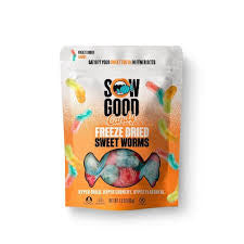 Sow Good Freeze Dried Candy Sour Worms