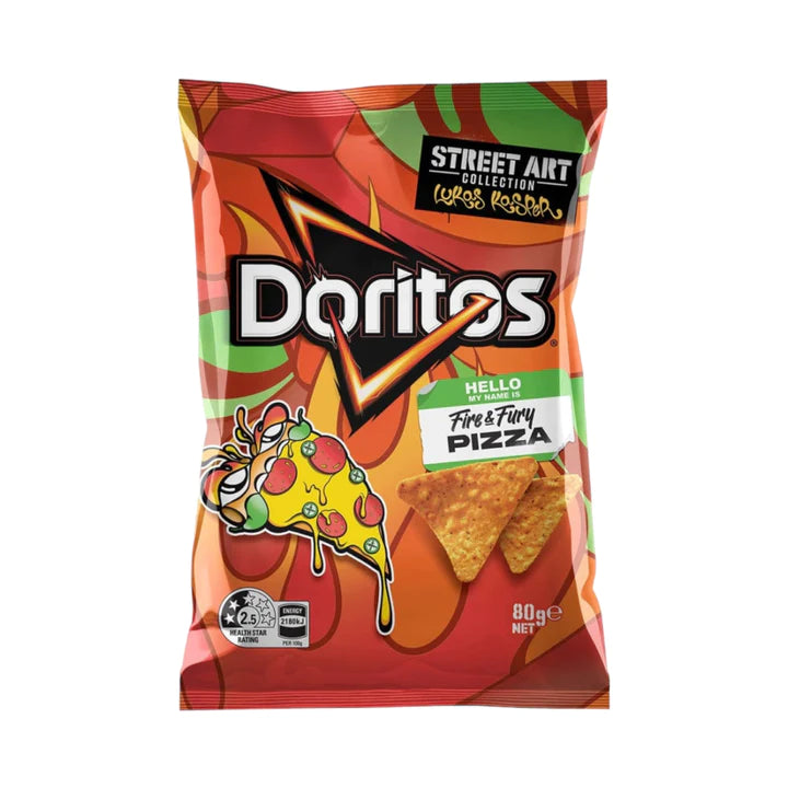 Doritos Fire and Fury Pizza Flavor - Australia