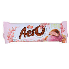 Nestle Aero Strawberry Scoop Chocolate bar 42g - Canada