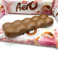 Nestle Aero Strawberry Scoop Chocolate bar 42g - Canada