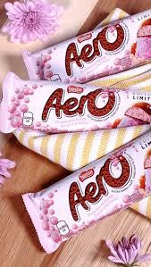 Nestle Aero Strawberry Scoop Chocolate bar 42g - Canada