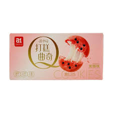 Little Q Dalgona Cookie Strawberry Flavor 8pcs 5.64oz - China