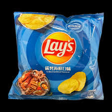 Lays Grilled Seafood Flavor Chips 156g - China