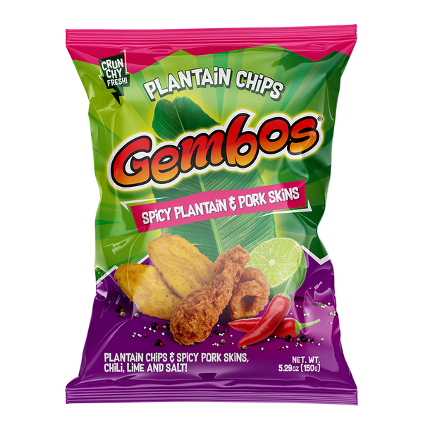 Gembos Pork Skins And Plantain Chips