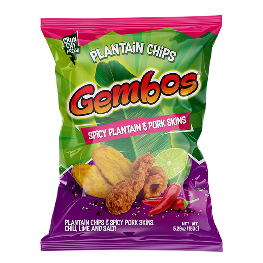 Gembos Pork Skins And Plantain Chips