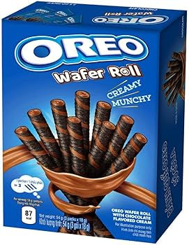 Oreo Wafer Roll with Chocolate Flavored Cream