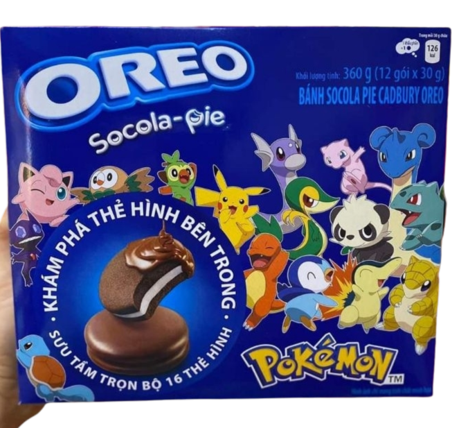 Oreo Socola Pie Pokemon - Vietnam