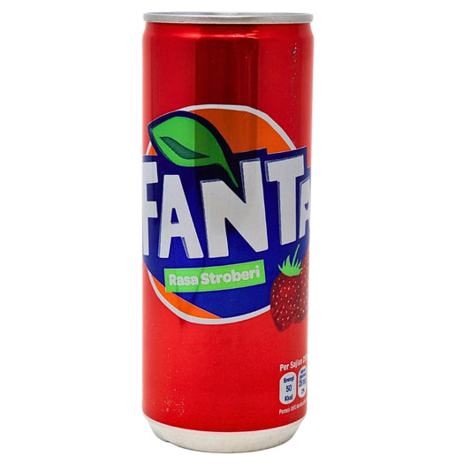 Fanta Rasa Stroberi 250 mL - Indonesia