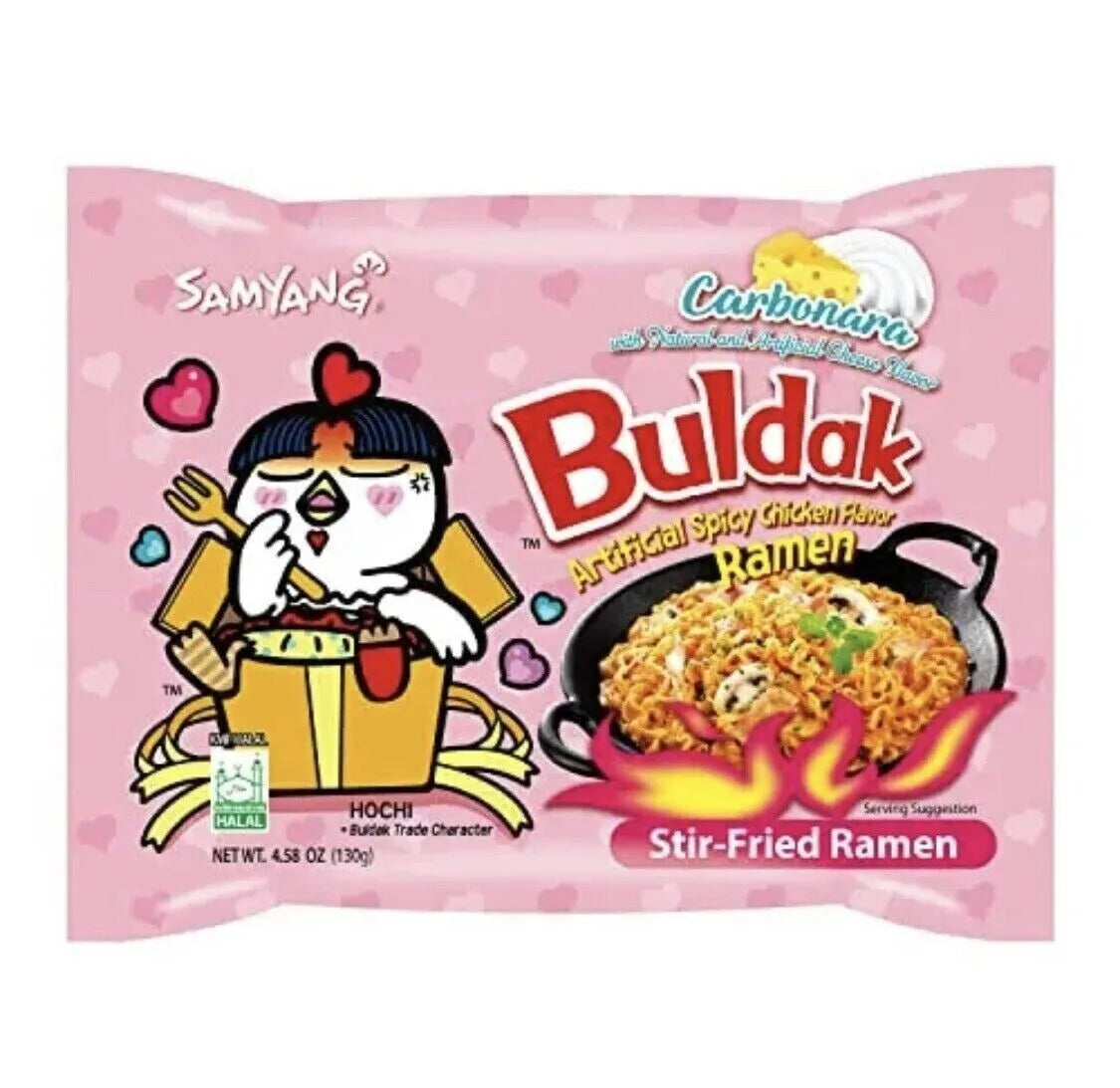 Buldak Carbonara Spicy Ramen - Korea