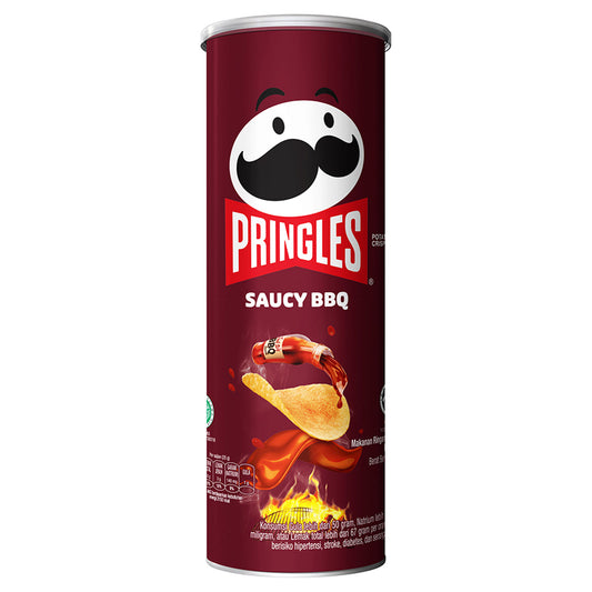 Pringles Saucy BBQ Potato Crisps