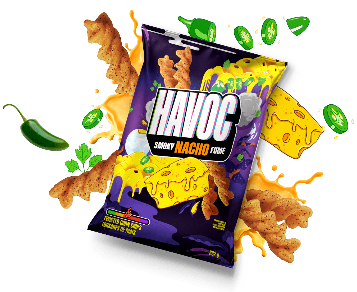 Havoc Smoky Nacho Twists - Canada