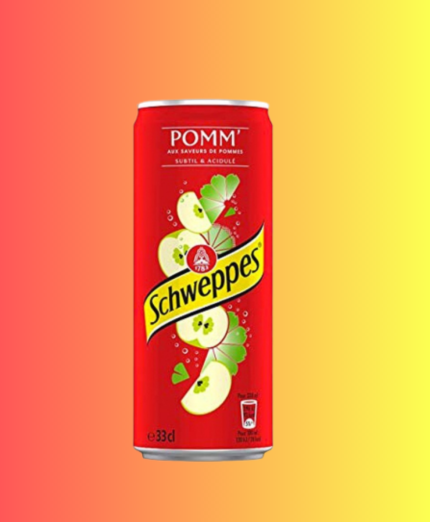 Schweppes Pomme Apple Soda - France